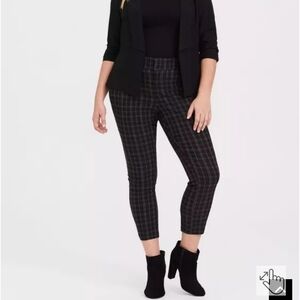 Torrid Plaid Ankle Skinny Pant